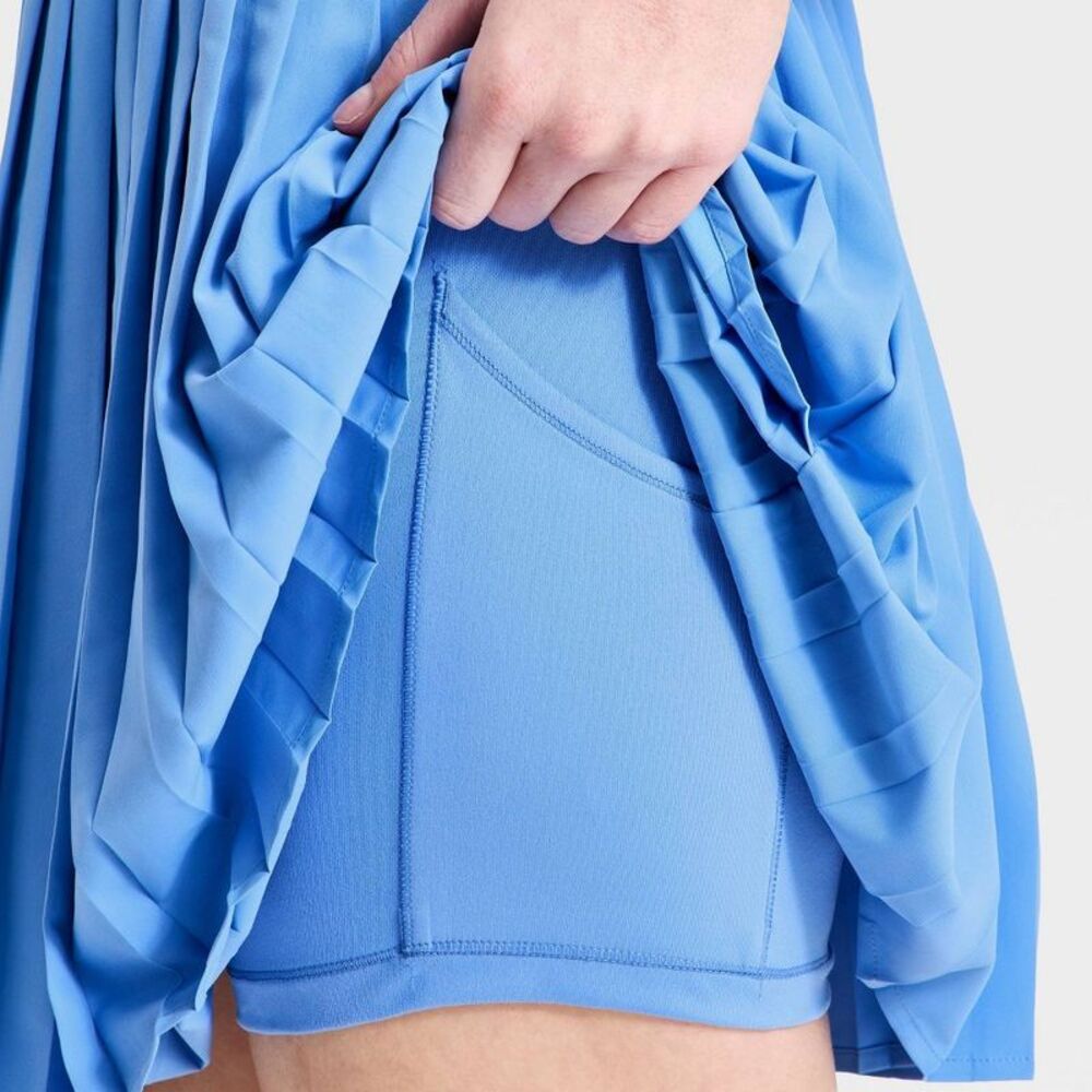 Women's Pleated Active Dress - All In Motion Blue S - Picture 4 of 4